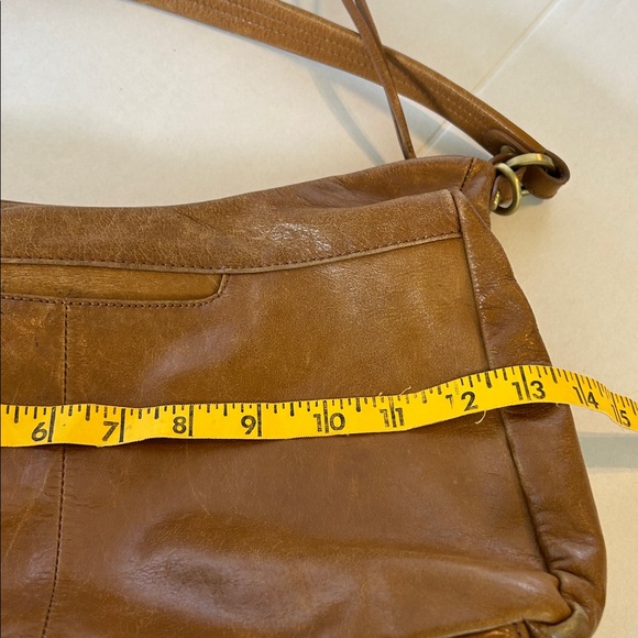 HOBO AVON LEATHER SIDE POCKET BROWN SHOULDER BAG - Picture 12 of 14